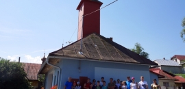 Požiarna zbrojnica v obci Jarabina