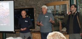 zľava: Ing. Štefan Matis, RNDr. Miroslav Fulín, Csc. a RNDr. Peter Krišovský 