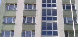 Bytový dom, kde sa to odohralo